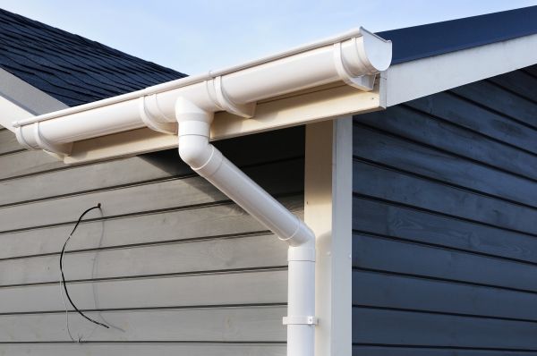 PVC Rain Gutter Installation in Little River